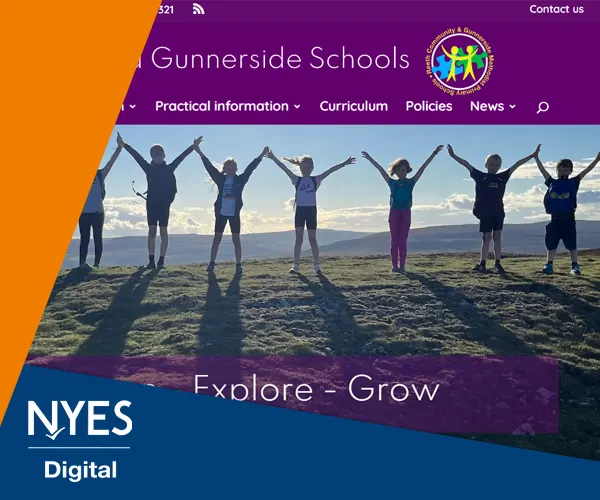 Reeth and Gunnerside School website