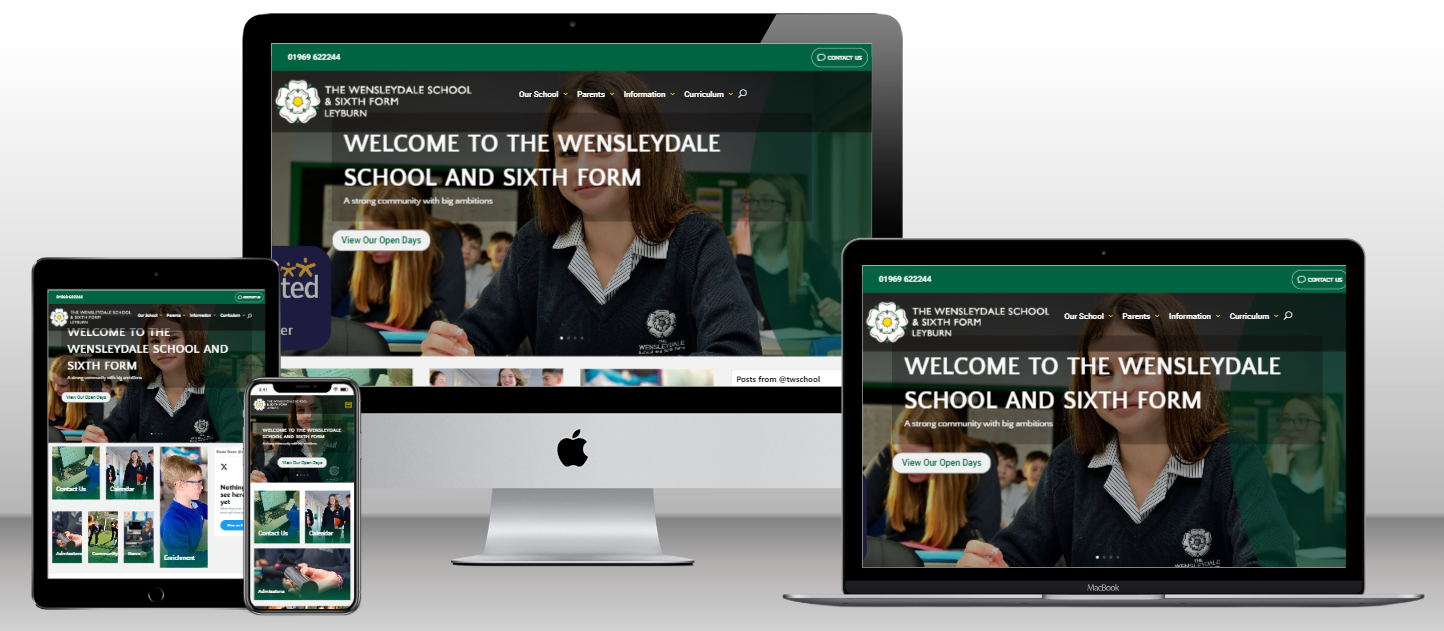 Wensleydale School and Sixth Form Website Image