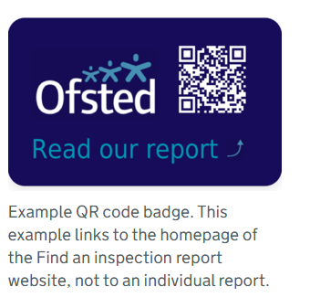Ofsted QR Code for Reports